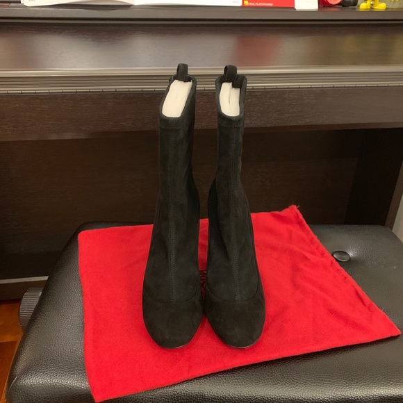 🚫SOLD🚫 Auth Christian Louboutin Gena suede shaft - Picture 3 of 5